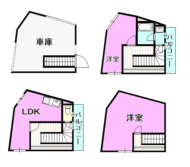 ３０４０１　岐阜市柳津町東塚中古戸建ての間取り