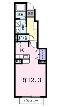 グリーンヒルⅡの間取り
