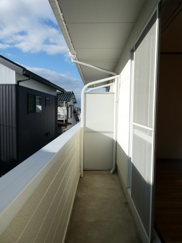 レストハウスのバルコニー