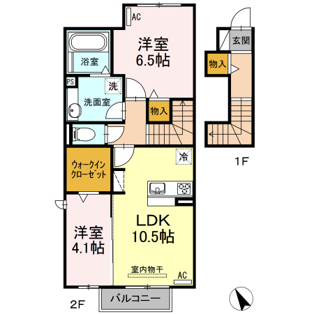 リヴィエールⅡの間取り