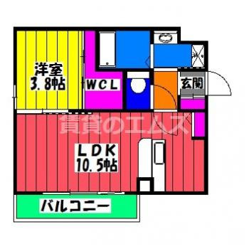 【間取り】 | Ｄ－ｒｏｏｍ博多駅南 | Ｄ－ｒｏｏｍ博多駅南の間取り