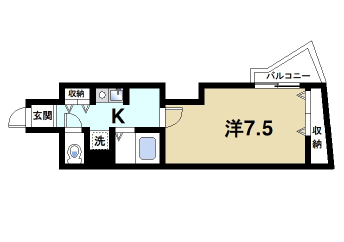 ナカジマビル（ＮＢ）の間取り