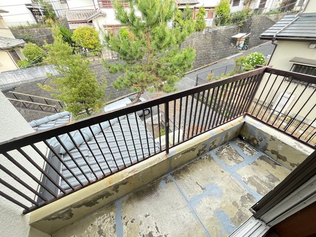 嬉貸家のバルコニー