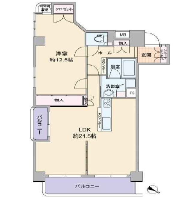 池田市石橋４丁目　セントラル池田石橋　５階♪　の画像