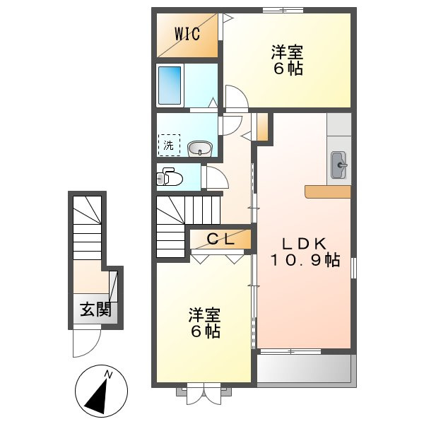 ヴィレッタⅠの間取り