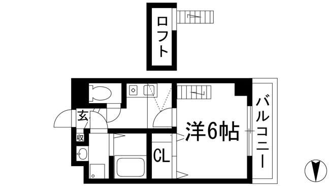 【間取り】 | ラフィーネ川西