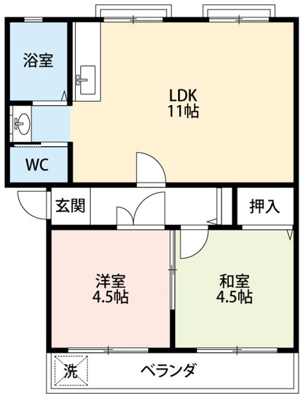 【間取り】 | パラシオン日名