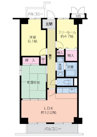 【間取り】 | アステール住道