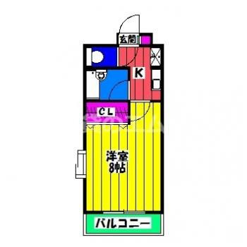 【間取り】 | リッツ諸岡５ | リッツ諸岡５の間取り