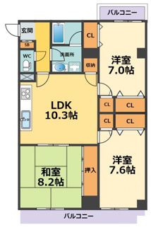 【間取り】 | HACHIBUSE鳴尾【鳴尾小・鳴尾中・鳴尾駅】