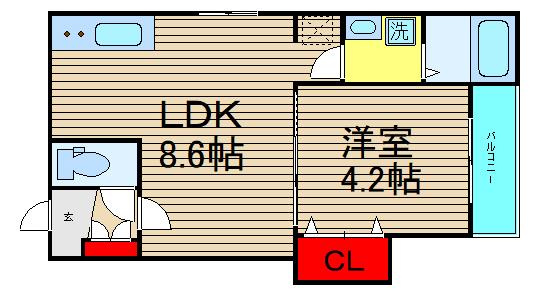 GRANDIR御崎1の間取り