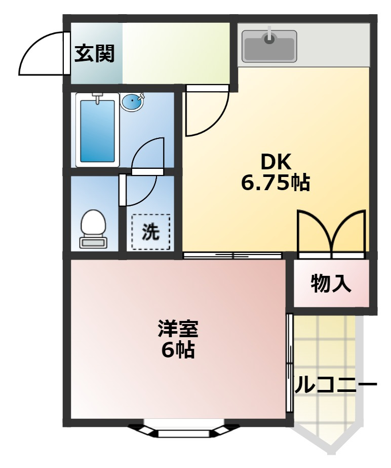 ロワールマンションの間取り