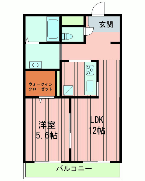 シャーメゾン田川の間取り