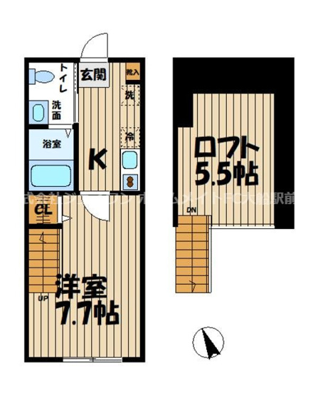 【間取り】 | ハーミットクラブハウス ロフトコーワ