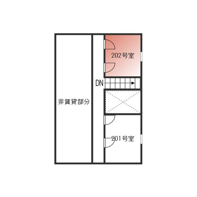 岐阜市市橋３丁目の事務所の間取り