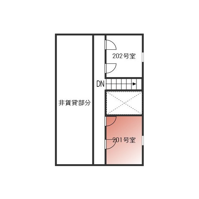 岐阜市市橋３丁目の事務所の間取り
