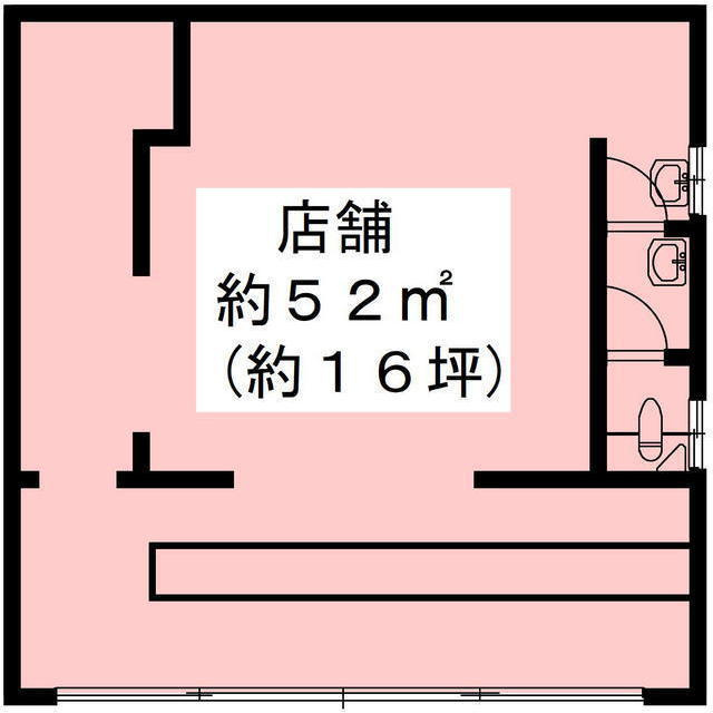 揖斐郡池田町八幡の店舗一部の間取り