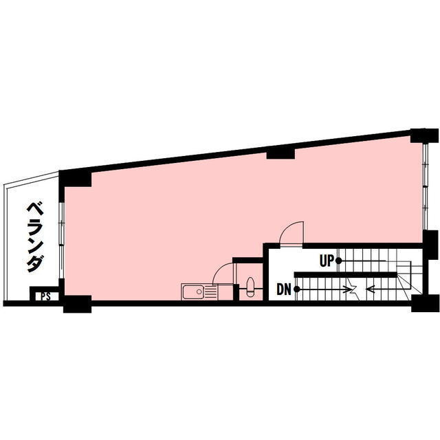 岐阜市住ノ江町２丁目の事務所の間取り