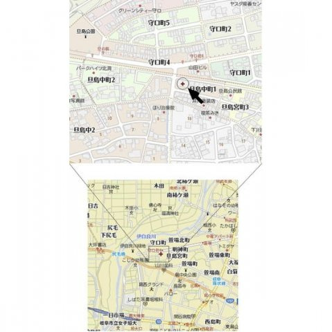 旦島中町市川アパートの外観