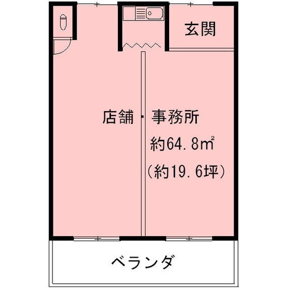 旦島中町市川アパートの間取り