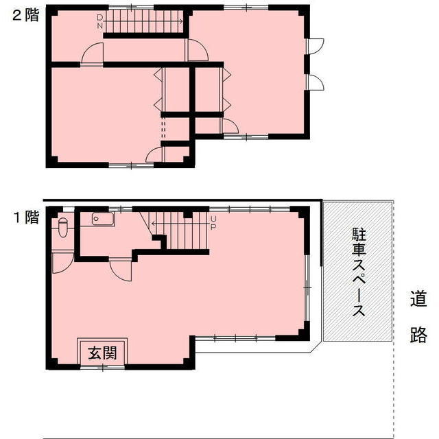 岐阜市茜部中島１丁目の店舗事務所の間取り