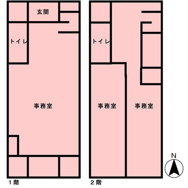 西鶉1丁目事務所の間取り