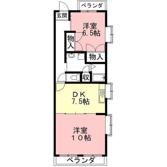 ラカーサ　アルタの間取り