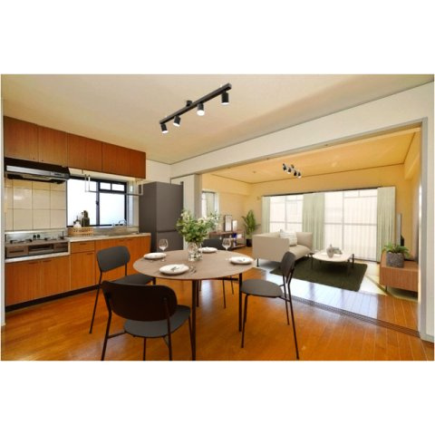 ラカーサ　アルタのキッチン|CGイメージ　家具はつきません