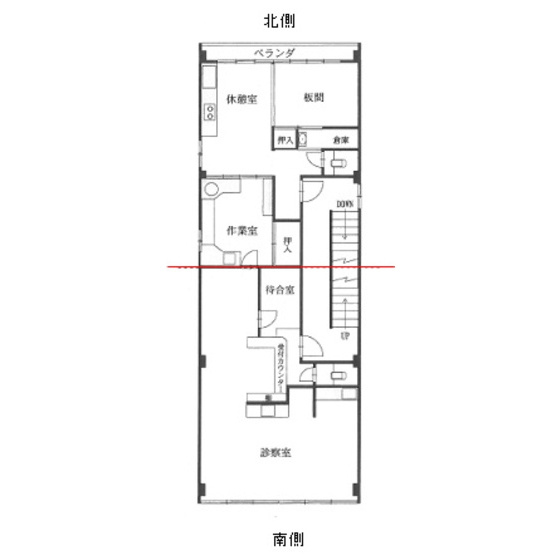 岐阜市若宮町９丁目の店舗事務所の間取り