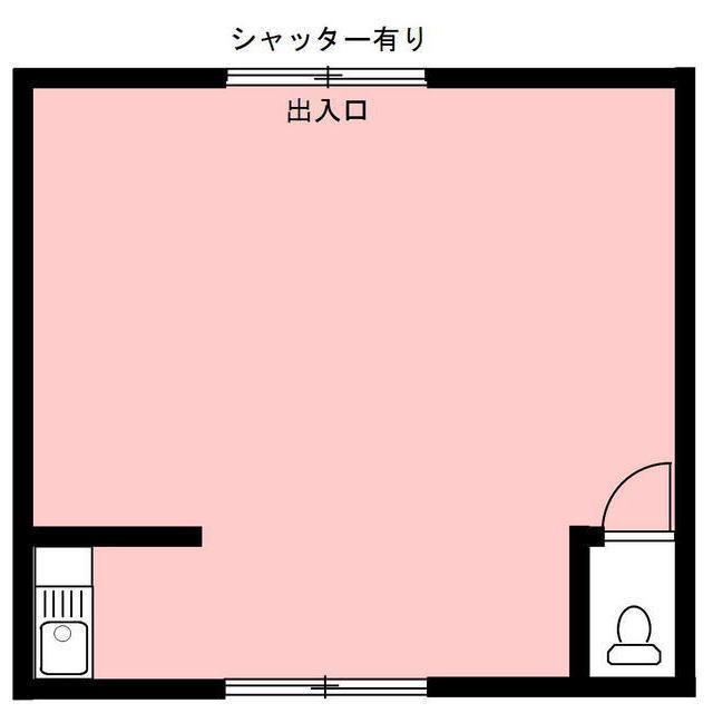 岐阜市西野町５丁目の事務所の間取り