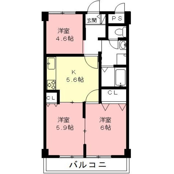 後藤ハイツの間取り