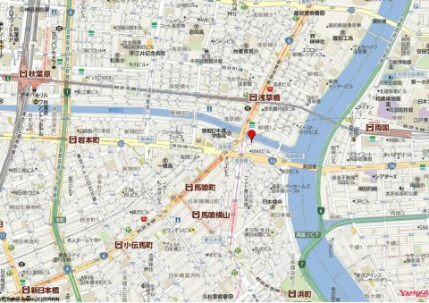 中央区東日本橋２丁目の事務所の地図