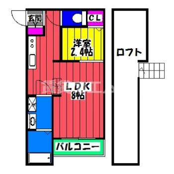 【間取り】 | Ｄｅａｒ　Ｃｏｕｒｔ　Ｋ | Ｄｅａｒ　Ｃｏｕｒｔ　Ｋの間取り