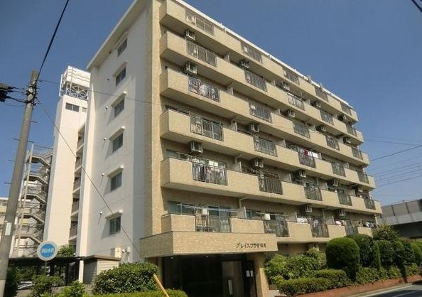 グレイスプラザ鶴見　（鶴見区鶴見中央2丁目）の外観|外観です　グレイスプラザ鶴見　平成25年全室リフォーム済み　3LDK　JR京浜東北線「鶴見」駅徒歩10分　昭和59年築　ペット相談　室内コンディション良好