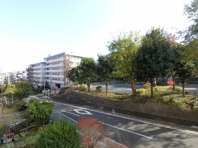 【展望】 | グリーンヒルズ横浜D棟 | 緑あふれる公園。とても落ち着きますね！