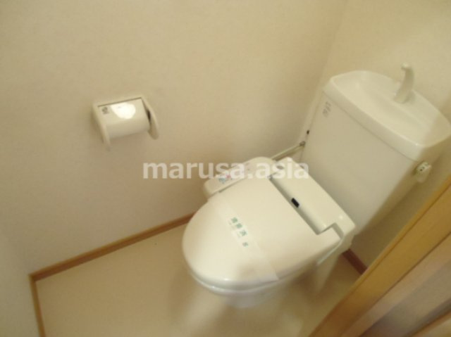 PlumeriaB棟のトイレ
