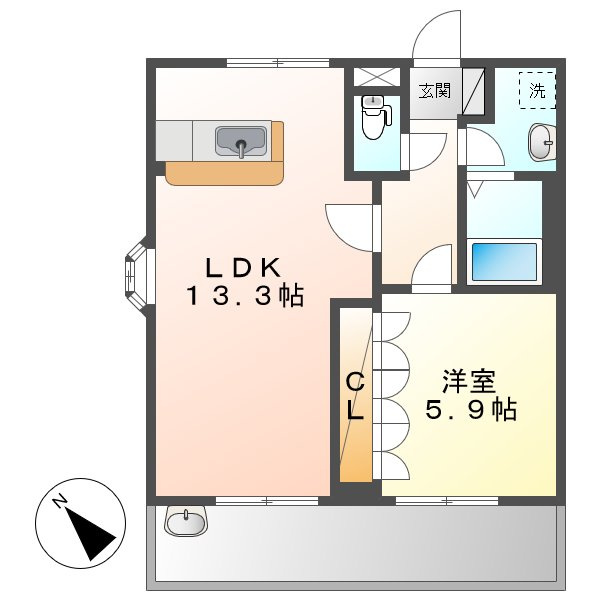 博愛館の間取り
