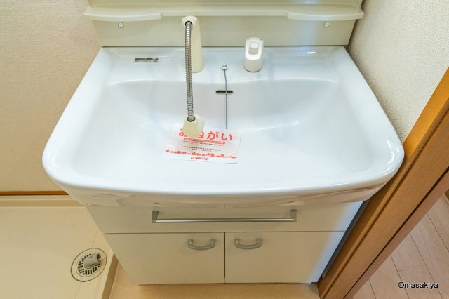 メゾン ロータスの洗面所|洗面・脱衣　シャンプードレッサー付き。