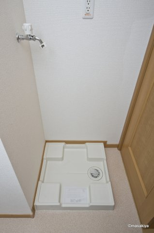 グランソレイユの洗面所|室内洗濯機置き場