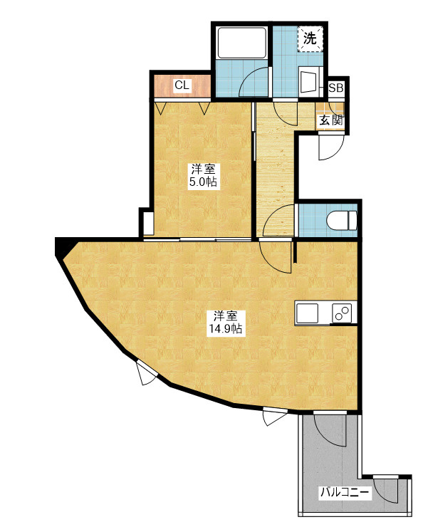 WESTIN上前津｜名古屋市の賃貸ならMy賃貸の間取り|WESTIN上前津