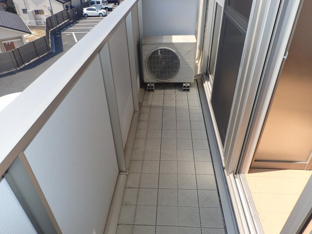 グランディールBのバルコニー