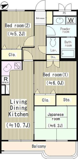 【間取り】 | エミネンス高野台