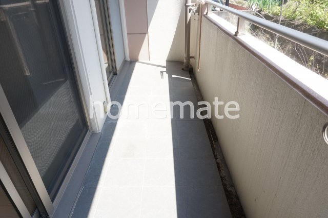 熊本市東区御領２丁目の賃貸マンションのバルコニー