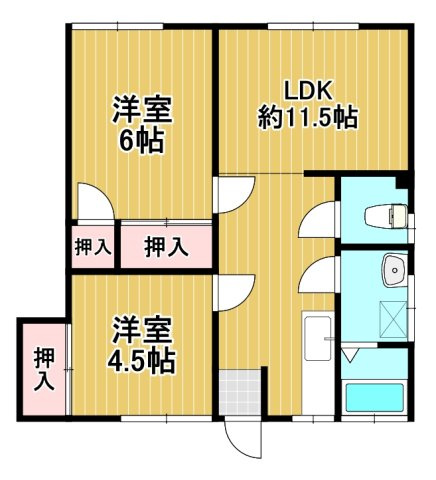 アイコーポの間取り