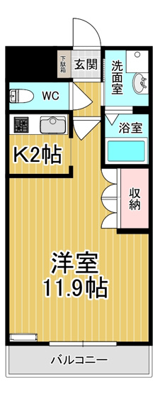 【間取り】 | シェルルあずま | うれしい都市ガスのお部屋です♪