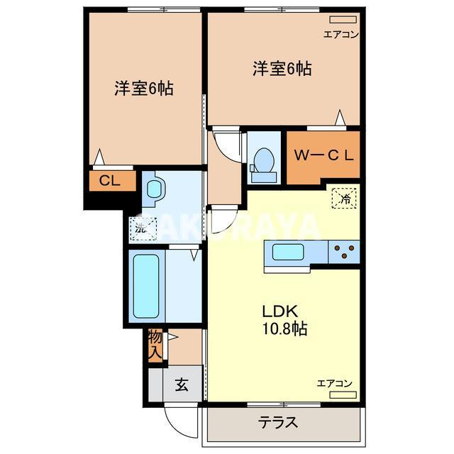 カレント Ⅲの間取り