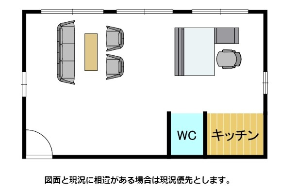 八幡町事務所3階の間取り