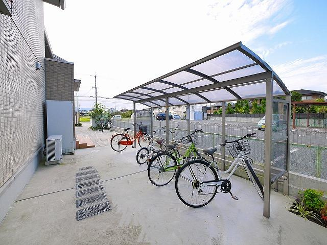 ビアン　シャンテのその他共用部分|自転車置き場です