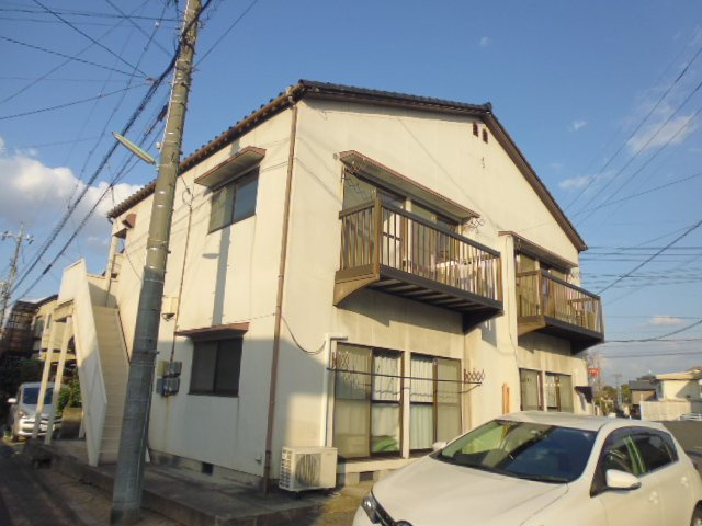 倉敷市水江のアパートの外観
