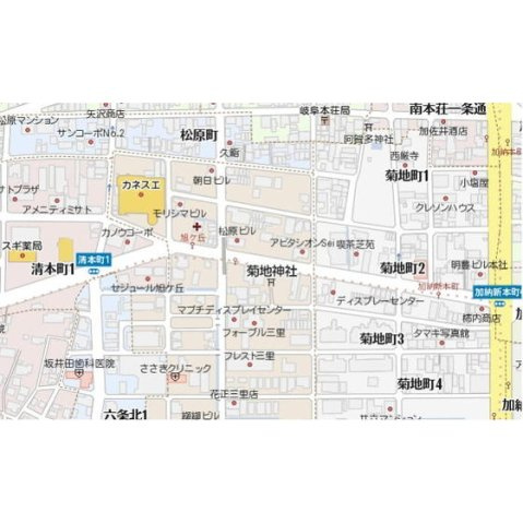 岐阜市清の店舗一部の外観